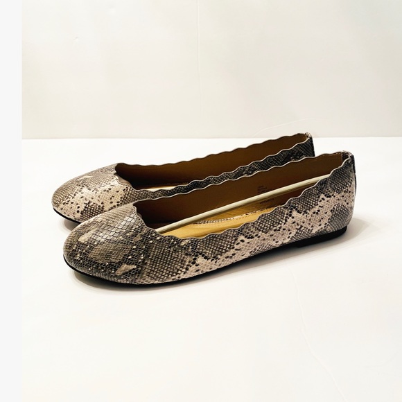NWT Portland Snakeskin Ruthie Flats - Picture 2 of 5